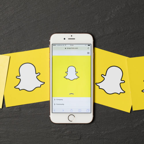 using snapchat for business